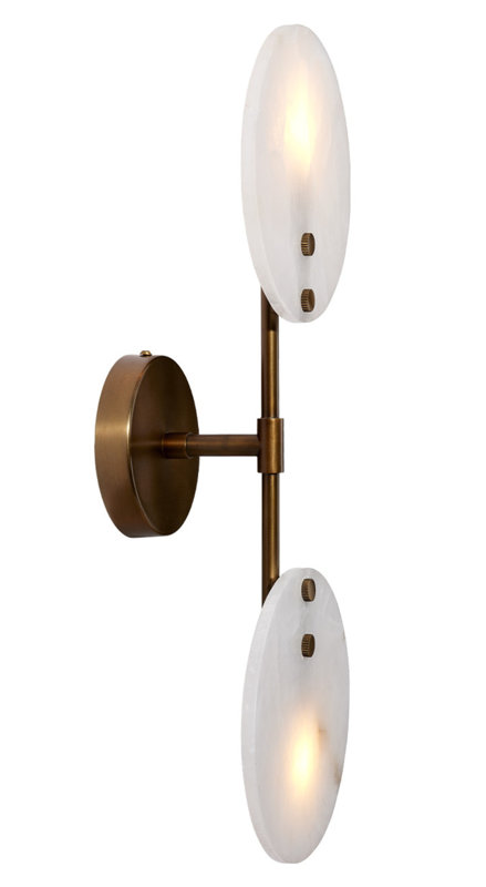 Oracle 2 - Light Armed Sconce, Antique Brass