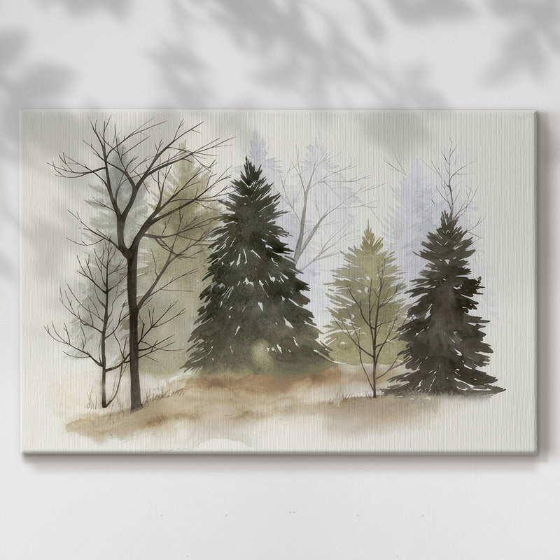 Dans la brume II, H 12 po x l 18 po x P 1,5 po