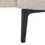 Salon blanc, surdimensionné avec pieds en métal, 2 coussins, cadre en bois massif, rembourré, pour bureau d'appartement, superbe design en blanc, cadre, revêtement, fabriqué