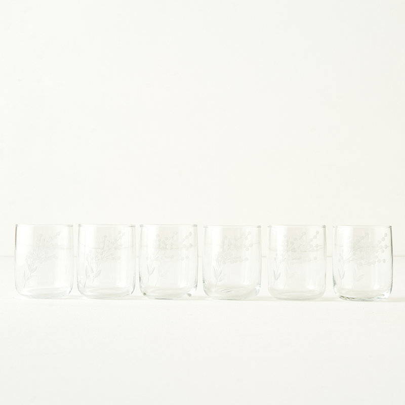 Gobelet exclusif gravé à l'eau-forte (ensemble de 6)