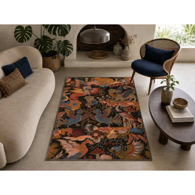 Animal Patterned Woven Base And Washable Case