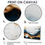 Golden Silence of Minimal Marble River IV - Art mural grand minimalisme - 3 panneaux-220587739-220587736-220587735
