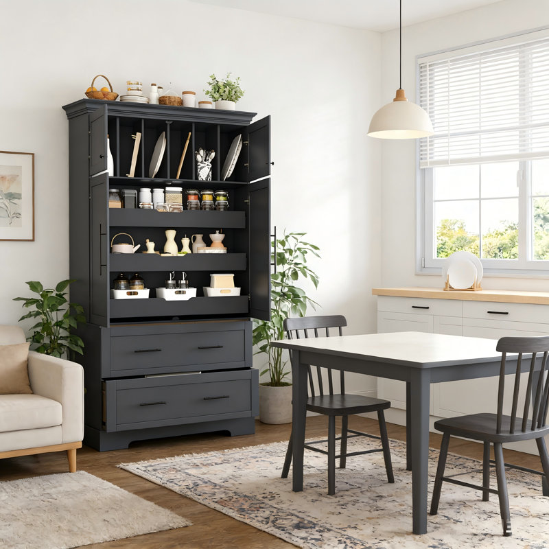 Armoire de rangement Farmhouse, Gris