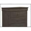 Meuble de chambre classique à 5 tiroirs au fini gris teinté classique de style Louis Philippe