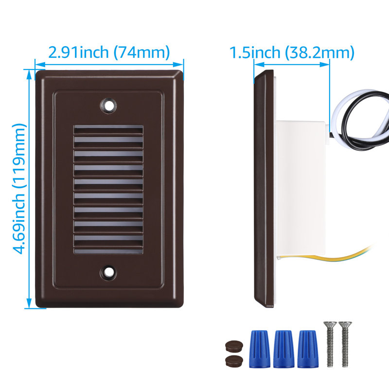 Integrated LED Metal Step Light Pack