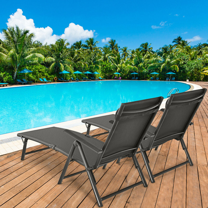 Chaise longue inclinable 53,5 po Dessein
