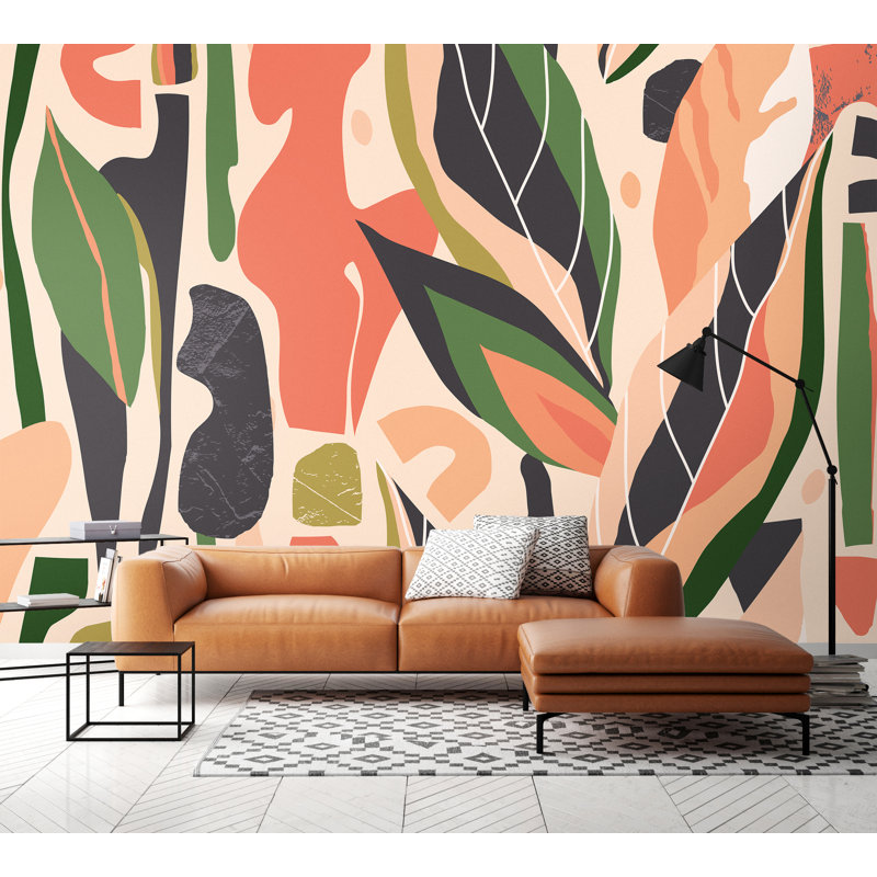 Auberta Mural,  350cm L x 280cm W , Orange