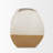 Stearne Short Off White Texture Vase