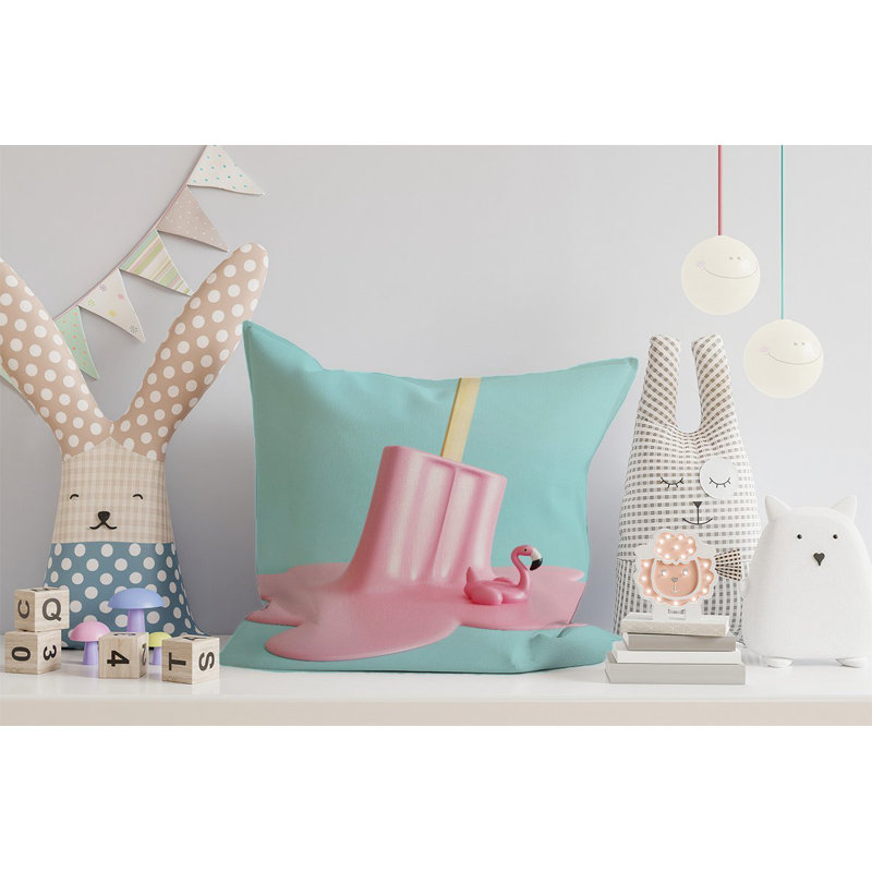 Lolas Ice Cream Square Throw Cushion