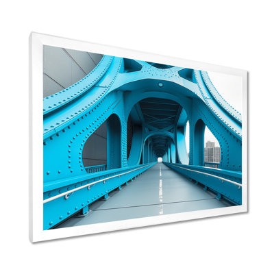 Blue Blue River River Ramp Walkway - Bridges, décoration murale