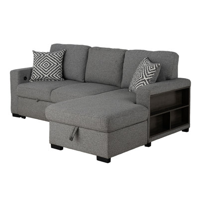 Loeffler Upholstered Sectional With Chaise
