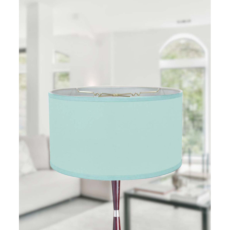 Abat-jour tambour en lin 9 po H