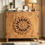Armoire 2 portes en bois sculpté