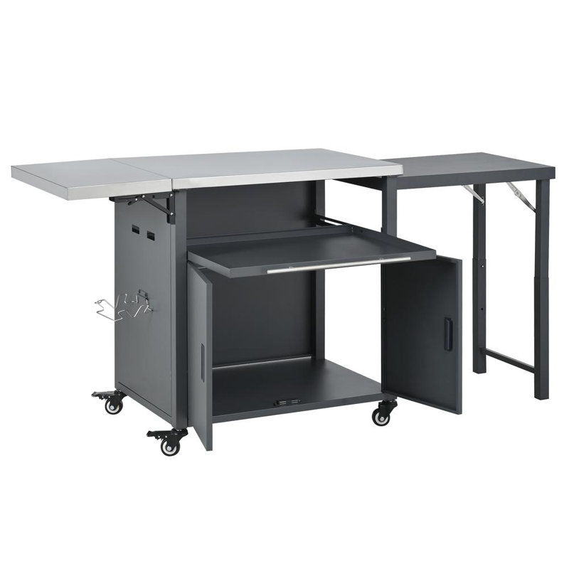 Smart Outdoor Kitchen Cart, Gray