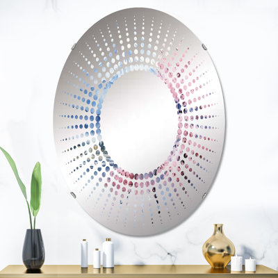 Cherry Blossom Lake au Japon - Miroir décoratif Starburst MIR108276 O