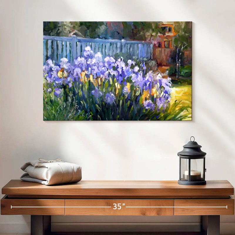 Fleurs Harisk Iris, H 16 po x l 24 po