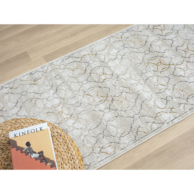 Noemi Cream Rug, Rectangle 80 x 150cm