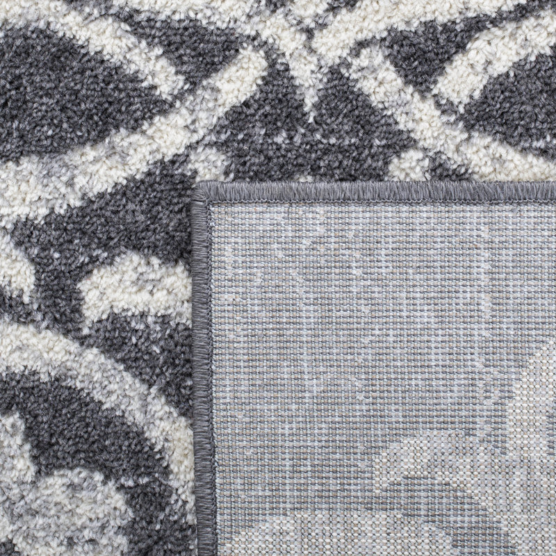 Tapis floral Adja Performance, Rond 6 pi 7 po