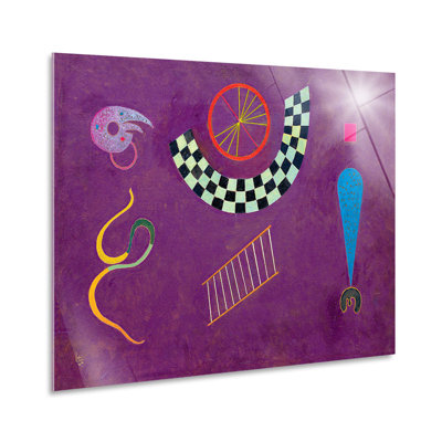 Ribbons With Squares by Vassily Kandinsky - No Frame Print