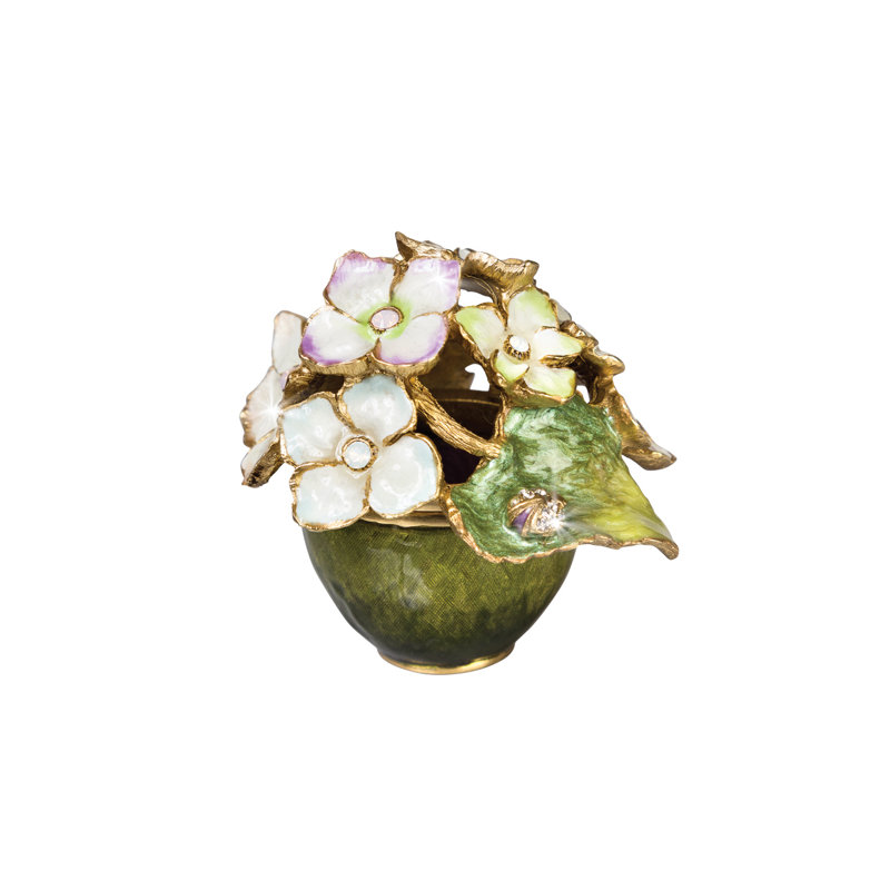 HYDRANGEA COLLECTION Pewter Decorative Box