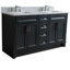 Ensemble de meuble-lavabo double 61 po Thaxten-1470597086
