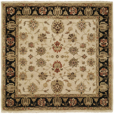 Wool Floral Area Rug