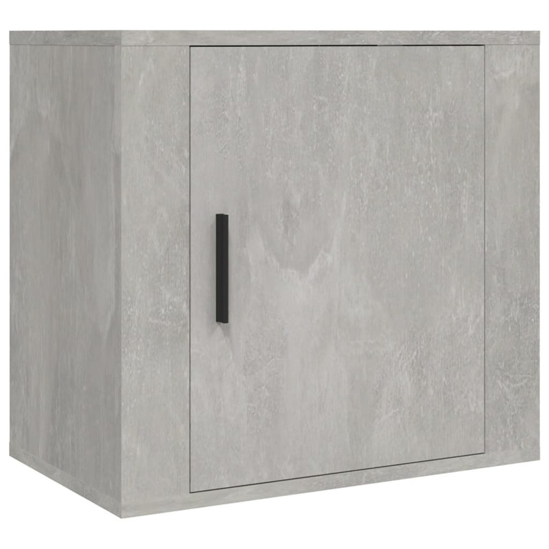 Janiyha 50cm W Manufactured Wood Bedside Table, Grey, 1