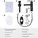 Centerset Single-handle Bathroom Faucet with Drain Assembly