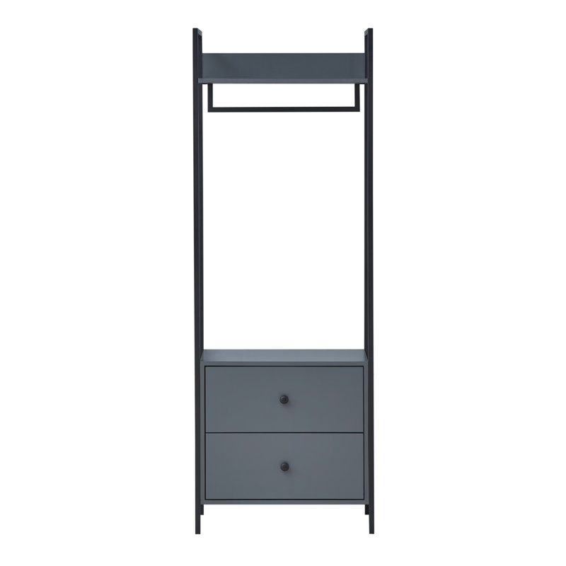 Zaira 63.8cm Reach-In Set, Dark Grey