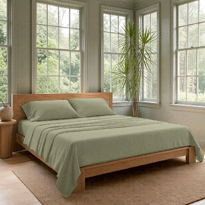 Fil 100% coton biologique | Draps en percale pour un confort frais et frais
