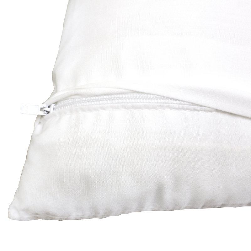 Floral Cotton Pillow Cover, Blue
