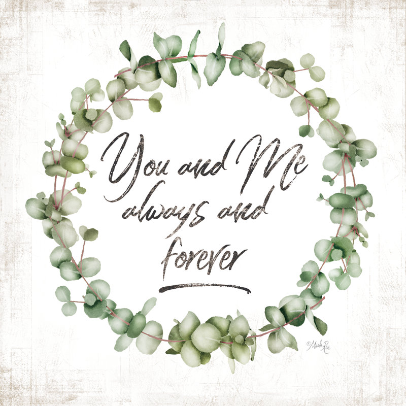 «You and Me» par Marla Rae - reproduction imprimée, H 36 po x l 36 po, Non, Toile tendue