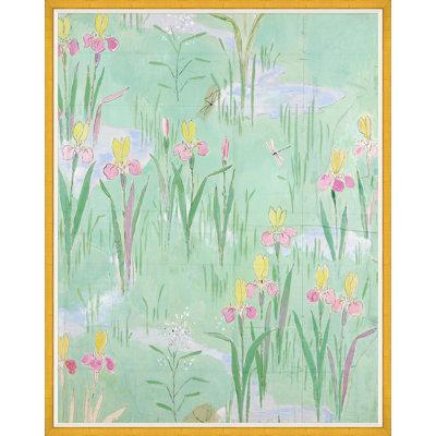 Fleur Vertes 2 Print by Paule Marrot