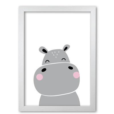 Scandi Hippo - Print