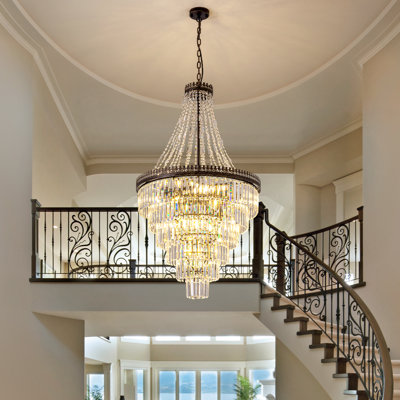 Maquisha 12-Light Dimmable Empire Chandelier