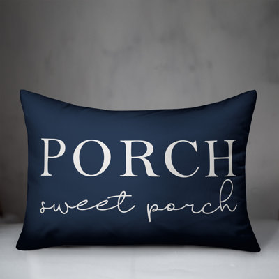  Porch Sweet Porch Indoor/Outdoor Lumbar Pillow