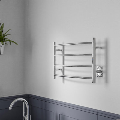 Glow Curved Towel Rail Towel Warmer