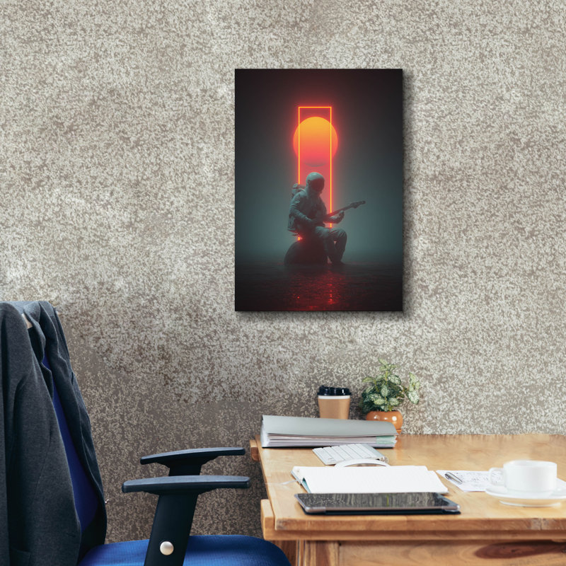 Toile épique Graffiti «Strings Of The Cosmos» par Ann Klee, 18 po x 26 po, H 26 po x l 18 po