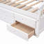 Lit plateforme avec rangement en bois massif et 6 tiroirs-986620683