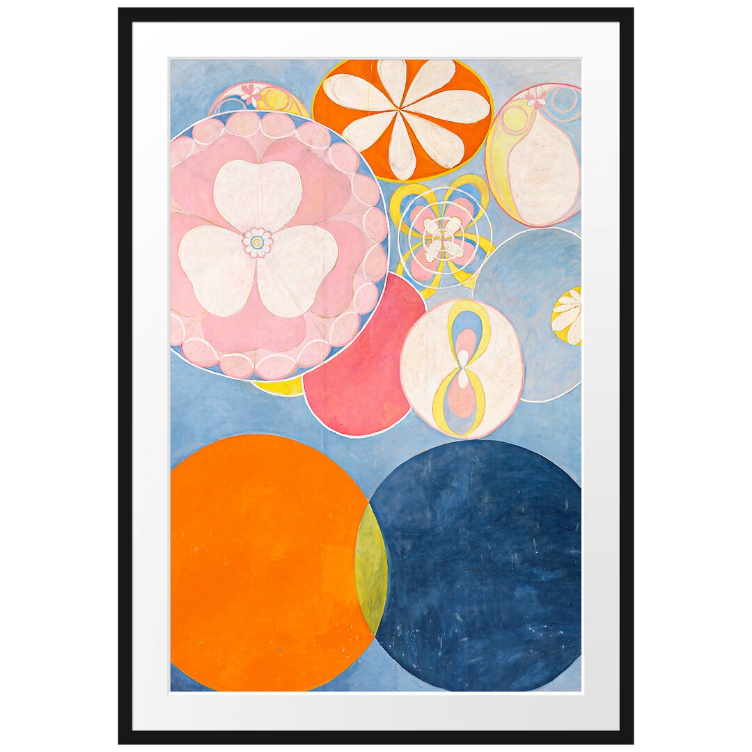 Gerahmter Grafikdruck The Ten Biggest von Hilma Af Klint