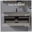 Meuble-lavabo flottant 48 po avec lavabo, rangement mural moderne