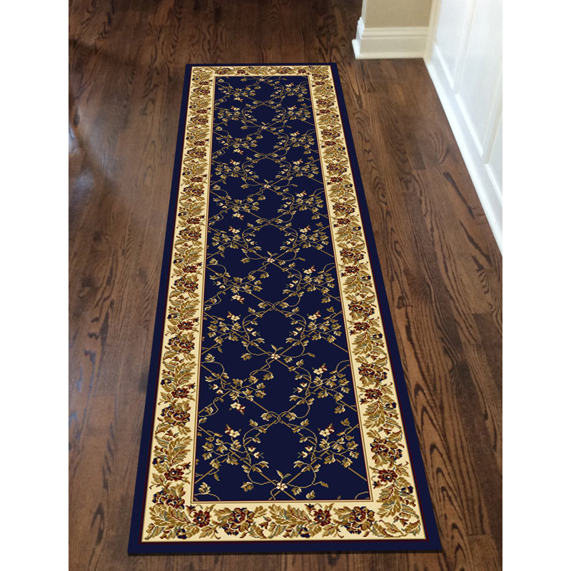  Tapis bleu, Tapis de couloir 2 pi 2 po x 8 pi