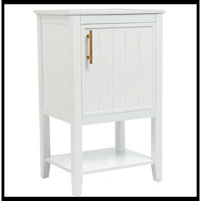 Nafas 20.00'' Single Bathroom Vanity with Ceramic Top