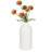 Marlow 8" Tall Handmade White Ceramic Vase-2080975010-2080975008