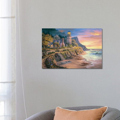 Lighting The Way by Michael Humphries - Wrapped Canvas Painting