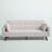 Modern Ivory 84" Sleeper Sofa with Convertible Function-1650724609