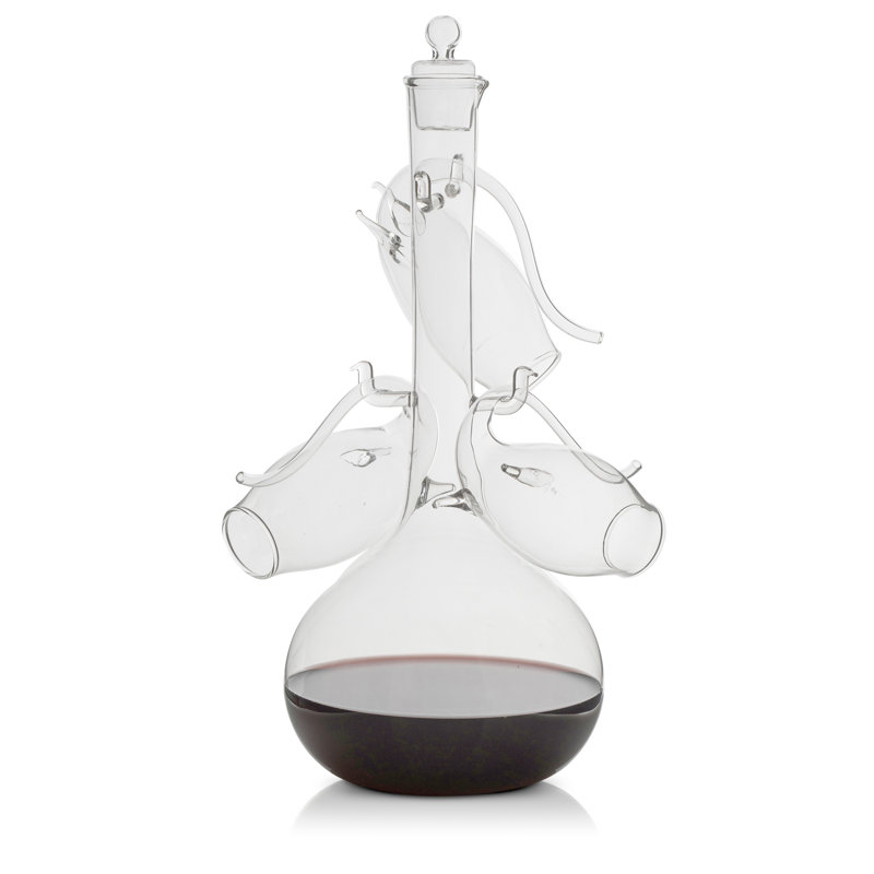 Ensemble de décanteur à vin 5 pièces port sipp Fredette