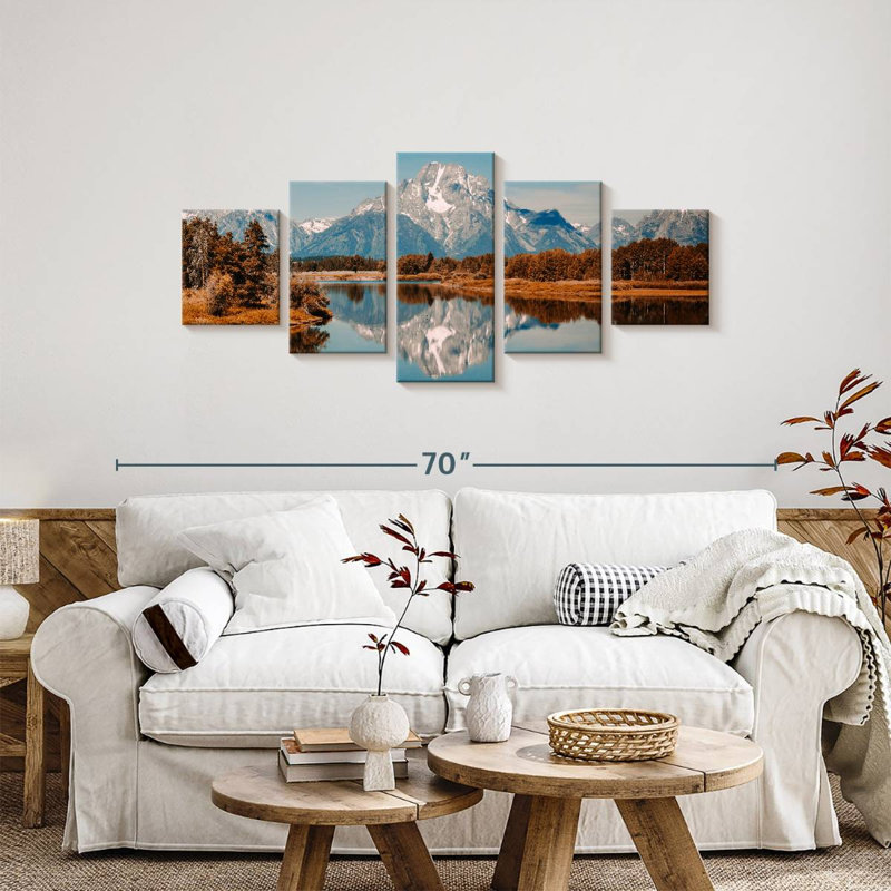 Glorious Grand Teton, 24" H x 55" W