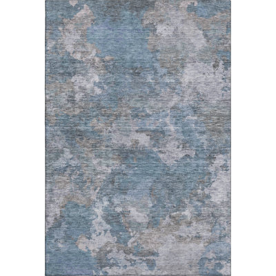 Premium Machine Washable Pinkston Abstract Rug