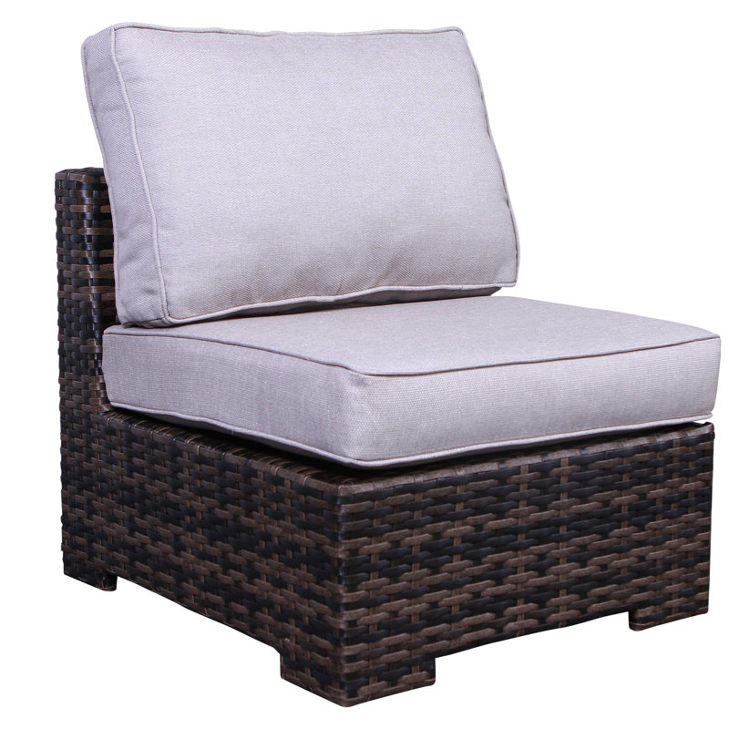 Carmel Wicker Fully Assembled 8 - Person Seating Group with Cushions